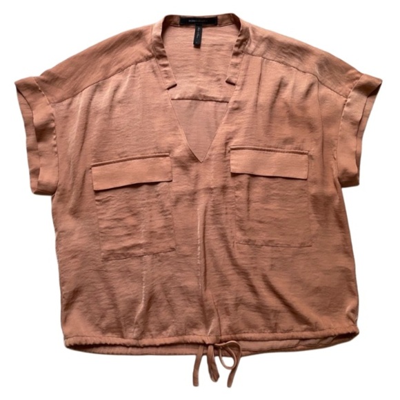 BCBG MaxAzria Silky Utility Blouse - Picture 1 of 7